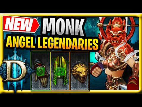 Diablo 3 Season 27 Monk Gameplay New Legendary Angelic White Items Diablo 3 Season 27 PTR Monk