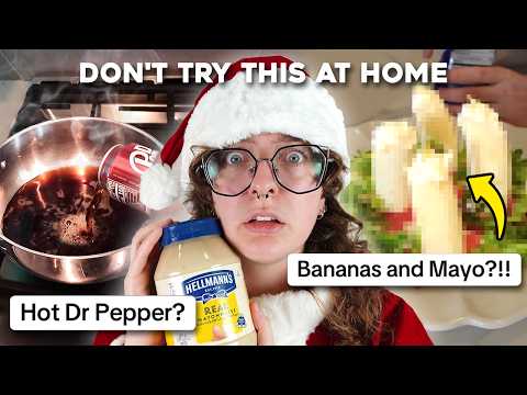 Trying DISGUSTING Vintage Christmas Recipes