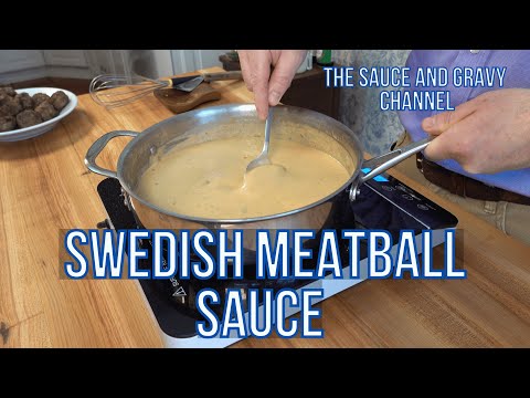 Sauce for Swedish Meatballs | Swedish Meatballs | Swedish Meatball Sauce | Comfort Food | homemade