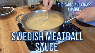 Sauce for Swedish Meatballs | Swedish Meatballs | Swedish Meatball Sauce | Comfort Food | homemade