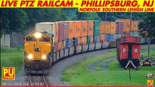🔴 LIVE PTZ Railcam | NS Lehigh Line | Phillipsburg, NJ live webcam
