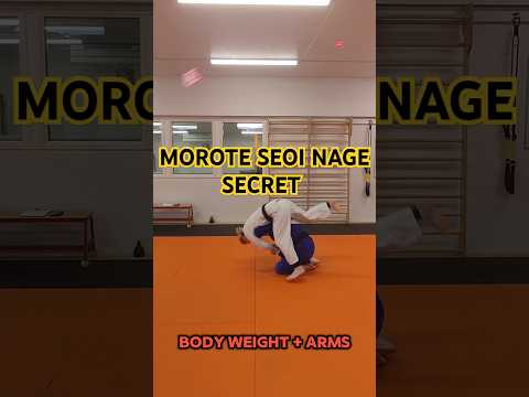 Drop Morote Seoi Nage Secret!🧠🤯 #judo #judotraining #judothrows #bjj