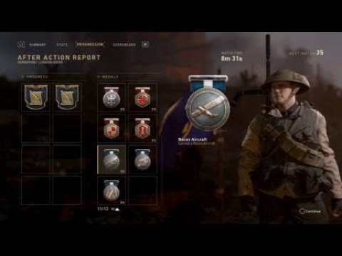 Call of Duty®: WWII hordepoint london docks win 255 to 126 14 kills