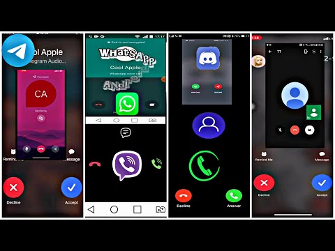 Social Apps Android & iOS/ Incoming call