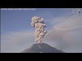 Popocatepeti Volcano Erupts In Mexico