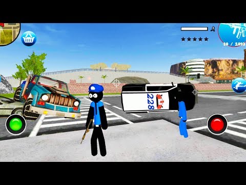 US Policeman Stickman Game - Police Department Officer - Android Gameplay FHD