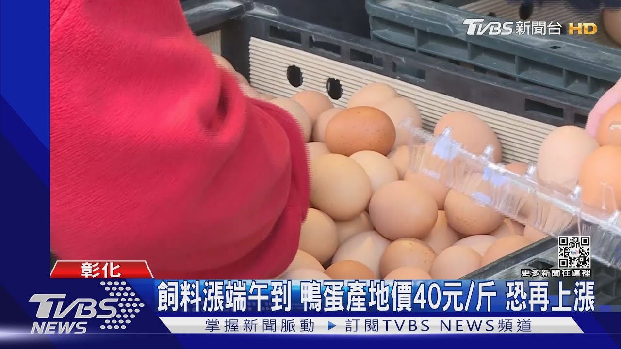 飼料漲端午到 鴨蛋產地價40元