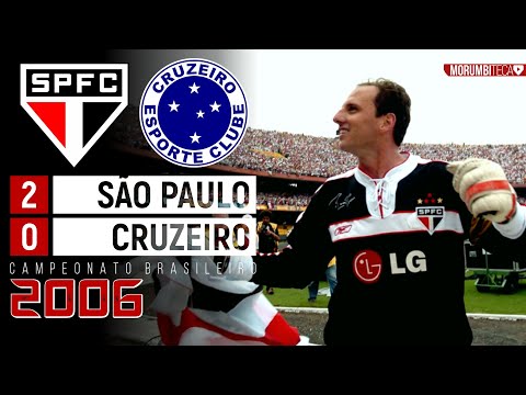 São Paulo 2-0 Cruzeiro - 2006 - GREAT CELEBRATION OF THE TROPHY PRESENTATION WITH A GREAT GOAL BY...