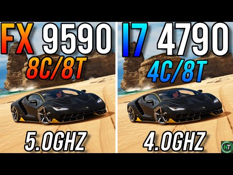FX 9590 vs i7 4790 Tested in 2022