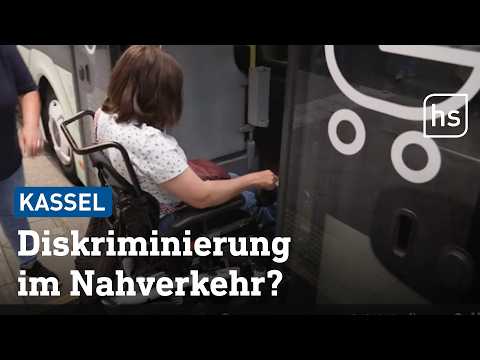 Zu wenig Platz, kein Hilfe: Probleme für Rollstuhlfahrer im ÖPNV | hessenschau