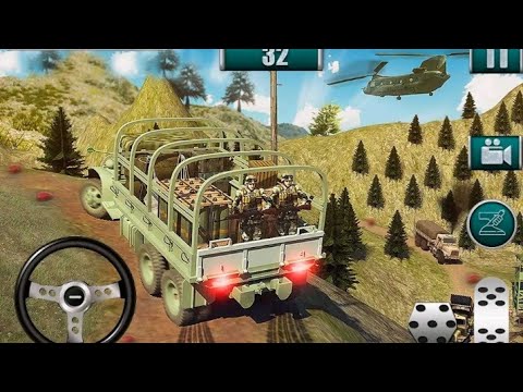 US Offroad Army Truck Driver Simulator - Army Truck Transport Driving - Best Android GamePlay