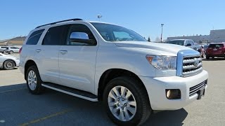 2014 Toyota Sequoia Platinum Review, Start Up and Walkaround