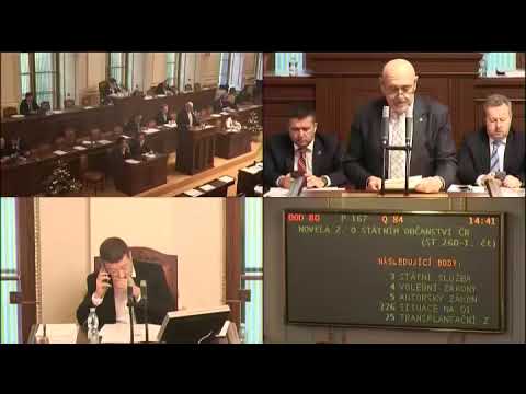 PSPČR 2019-01-23 14:30 S26/03 - Novely Zákonů