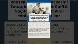 Deretan Bisnis Raffi & Nagita yang Pernah Viral tapi Kini Gulung Tikar, Dari Kuliner hingga Fashion