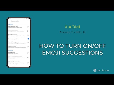 How to Turn On/Off Emoji suggestions - Xiaomi [Android 11 - MIUI 12]