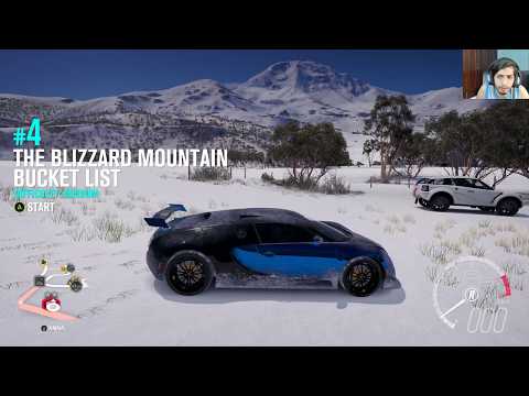 Forza Horizon 3 DLC - The Blizzard Mountain Gameplay Part 6 - Buggati in Snow