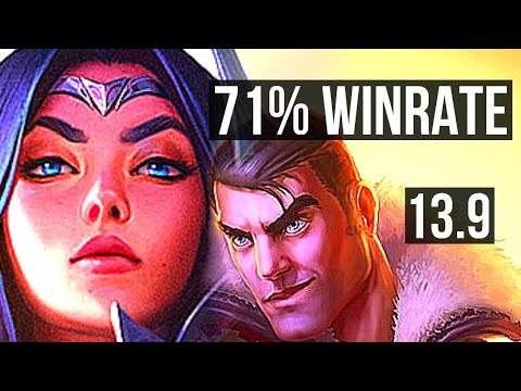 IRELIA vs JAYCE (TOP) | 71% winrate, 6 solo kills | KR Master | 13.9