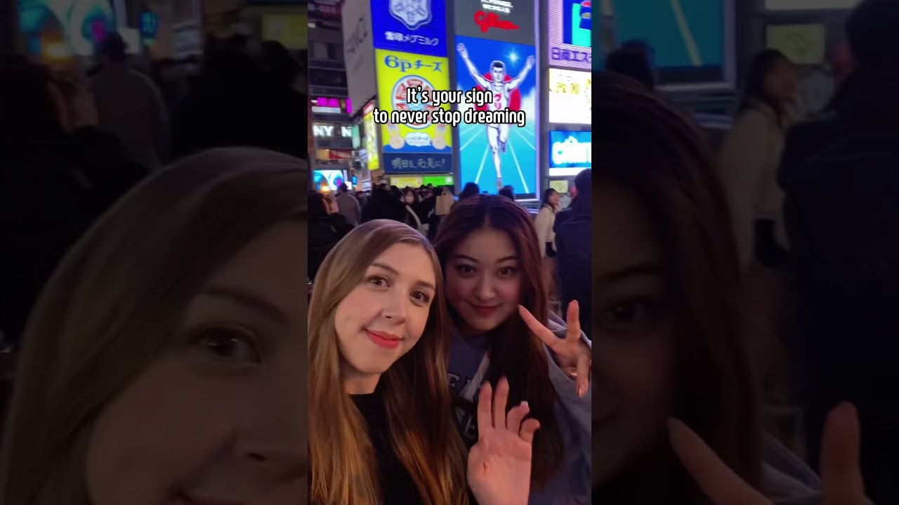 Your sign to never stop dreaming ✨ #inspiration #dreambig #motivation #japan #korea #manifestation