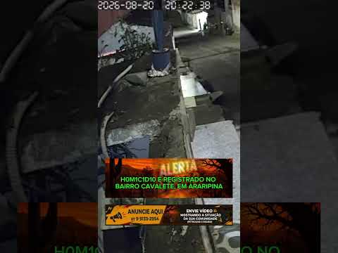 Um homem foi 4ss4ssin4do a tir0$ no bairro... #Araripina #AlertaSertão #Cavalete #Pernambuco #Sertão