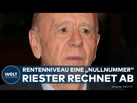 Video Thumbnail: DEUTSCHLAND: Rentendebatte – Walter Riester zerlegt das Rentenniveau als „Nullnummer“!