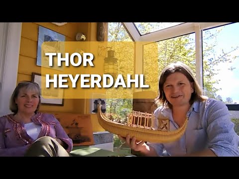 A nice afternoon chat with the daughter of famous explorer Thor Heyerdahl