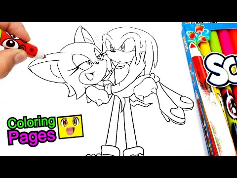 Rouge the Bat and Knuckles LOVE - Coloring Pages Brook Xiao - Fire (ft. Rachel Horter) [NCS Release]