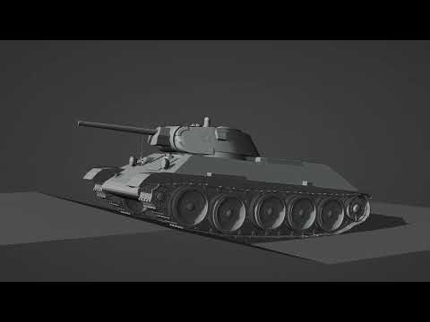 T-34 1941 Track Simulation Test