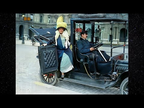 Paris guldålder 1800-tal / HD färgsatt