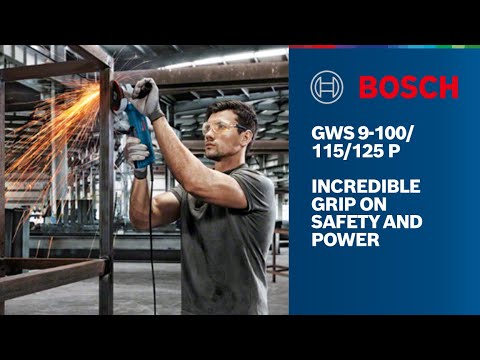 Bosch GWS 9-100/115/125 P Professional Small Angle Grinder