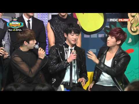 Ukiss Jun - cute interview on show Champion