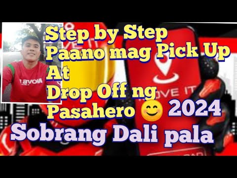 MOVE  IT DRIVER APPS 2W Tutorial Paano Mag Pick Up at Mag Drop Off ng Pasahero