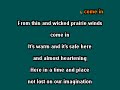 The Tragically Hip   The Darkest One  clay wood karaoke