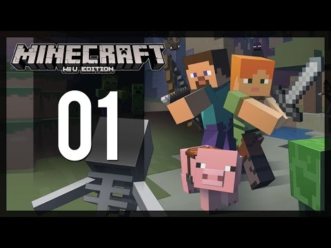 Minecraft WiiU Gameplay - Part 1 - Mushroom Biome (Let's Play)