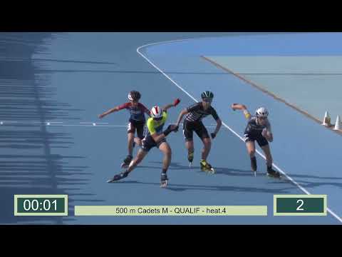 500M+D Sprint Cadets Men  |  Heats