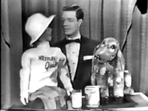 VINTAGE 1956 NESTLE QUIK COMMERCIAL WITH VENTRILOQUIST JIMMY NELSON