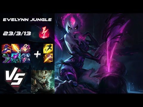JUNGLE Evelynn vs Rengar - NA Challenger Patch 14.24