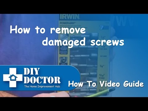 How to remove damaged screws with the Irwin Power Grip screw extractor