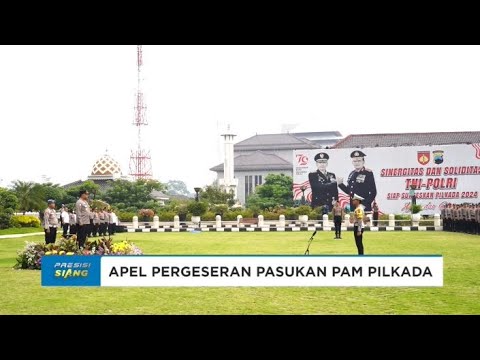 POLDA JATENG GELAR APEL SERPAS PAM TPS