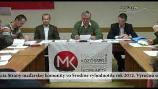 preview picture of video 'sztv.sk - Az MKP szőgyéni alapszervezete értékelt'