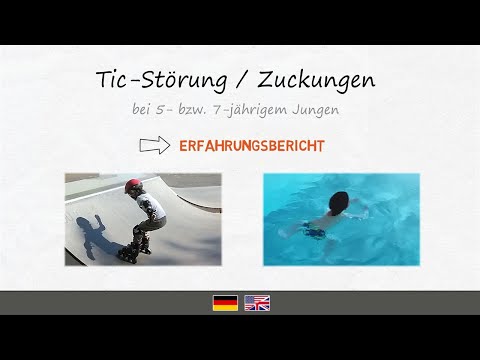 Tic disorders / twitching after skating and swimming accidents