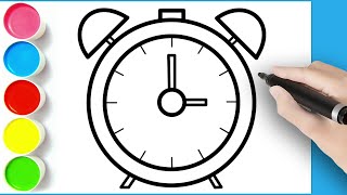 How to Draw a Clock - Easy Drawings for Beginners