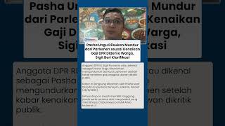 Reaksi Pasha Ungu seusai Diisukan Mundur dari Parlemen setelah Gonjang-ganjing Kenaikan Gaji DPR