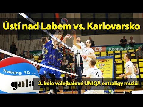 SKV Ústí nad Labem - VK ČEZ Karlovarsko - volejbalová extraliga 7.10.2017