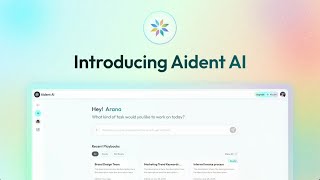 Welcome to Aident AI - From intent to reliable outcomes