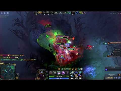 Witch Doctor Invisibility Ult at Roshan - DOTA 2