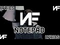 NF Notepad Lyrics