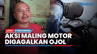 LIVE: Aksi Maling Motor Bersenjata Api Digagalkan Ojol