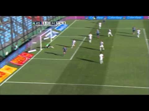 Fredes tuvo el primero. Arsenal 0 - Quilmes 0. Fecha 11. Primera División 2015. FPT.