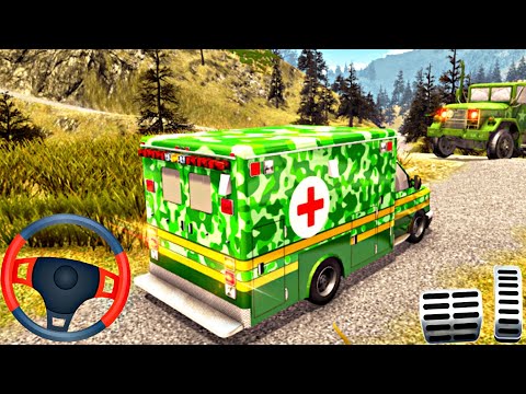 Us Army Ambulance Driving Rescue Simulator - Army Transport Gameplay
