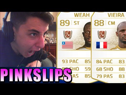 Fifa 14 | 6 MILLION ON THE LINE | WEAH & VIEIRA LEGEND PINKSLIPS |